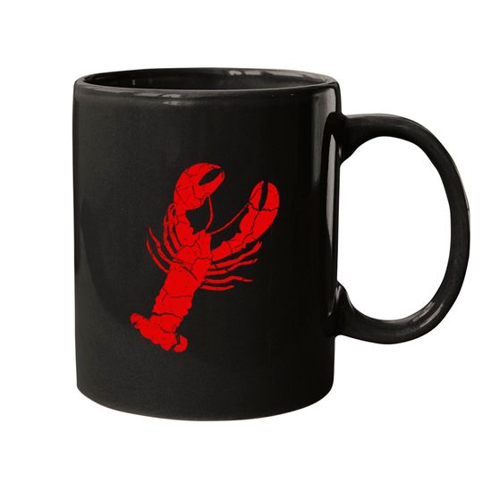 Friends Lobster Mugs Vintage Lobster Print - Lobster