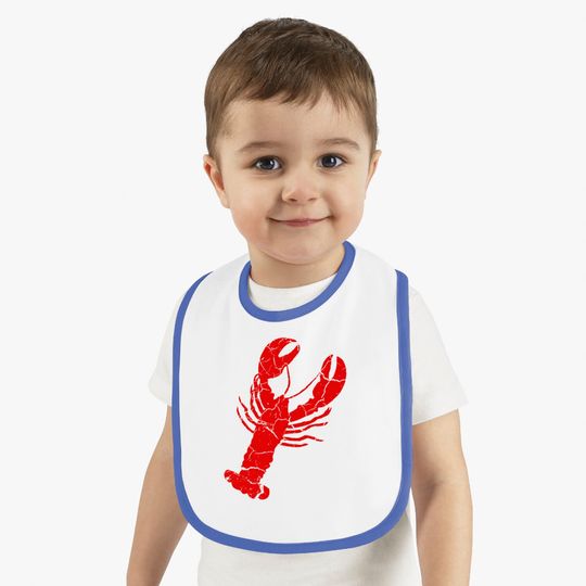 Friends Lobster Bibs Vintage Lobster Print - Lobster