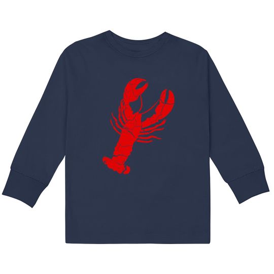 Friends Lobster  Kids Long Sleeve T-Shirts Vintage Lobster Print - Lobster