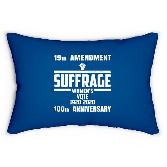 Suffrage Centennial 1920-2020 Womens Right To Vote Lumbar Pillows