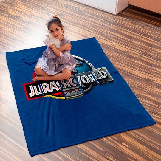 Jurassic World logo evolution. Birthday party gifts. ly licensed merch. Perfect present for mom mother dad father friend him or her - Jurassic Park - Baby Blankets