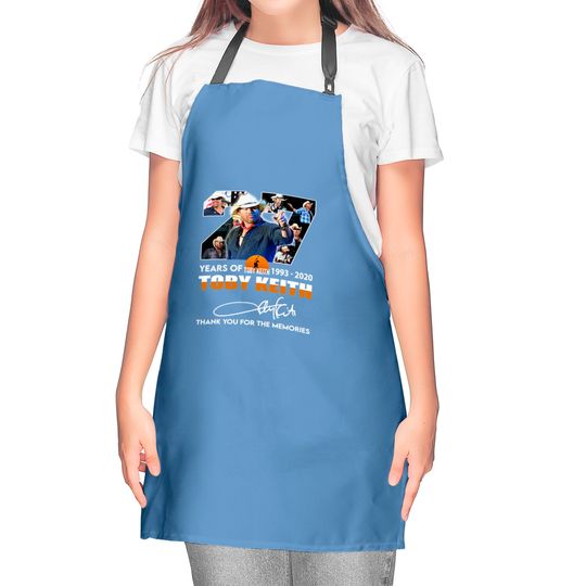 Toby Keith 1993-2022 Toby Keith Thank You The Memories Kitchen Aprons