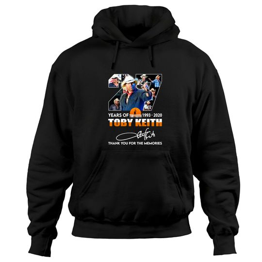 Toby Keith 1993-2022 Toby Keith Thank You The Memories Hoodies