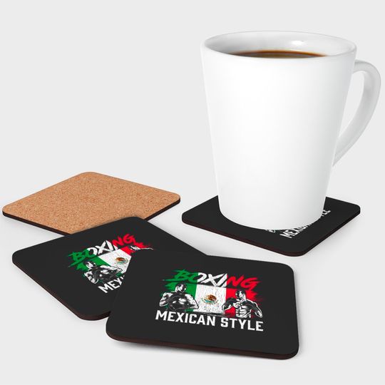 Mexican Boxing Sports Fight Coach Boxer Fighter Coasters
