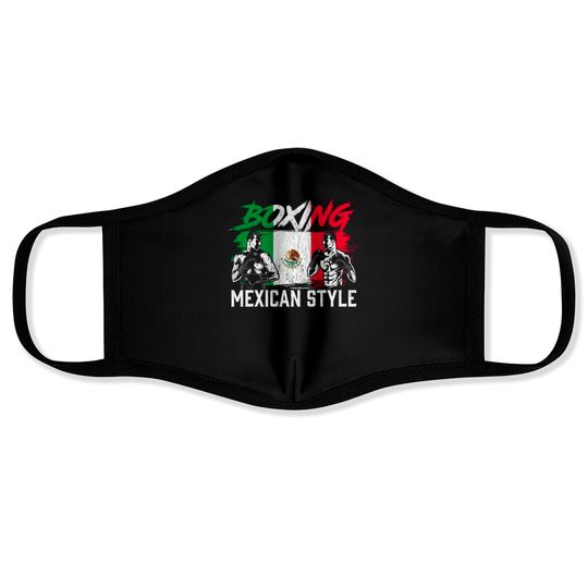 Mexican Boxing Sports Fight Coach Boxer Fighter Face Masks