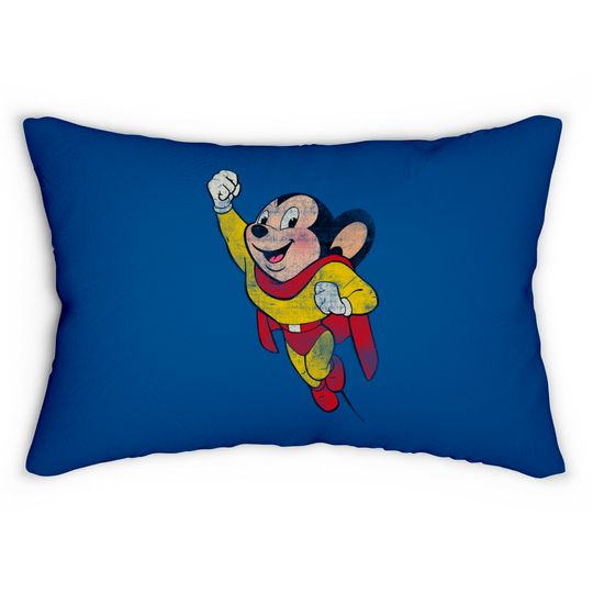 MIGHTY MOUSE - Vintage - Robzilla - Lumbar Pillows