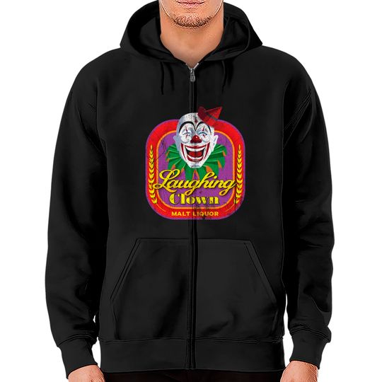 Laughing Clown Malt Liquor - Talladega Nights - Zip Hoodies