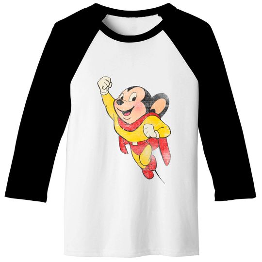 MIGHTY MOUSE - Vintage - Robzilla - Baseball Tees