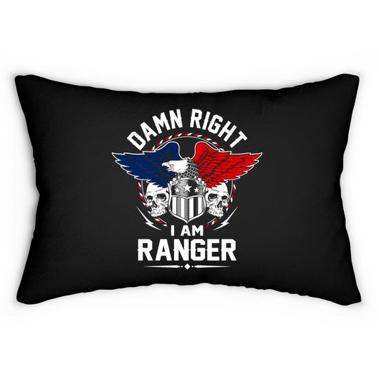 Ranger Name Lumbar Pillow - In Case Of Emergency My Blood Type Is Ranger Gift Item - Ranger - Lumbar Pillows