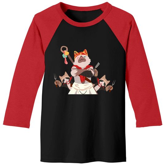 Monster Hunter World: Meowscular Chef - Monster Hunter - Baseball Tees