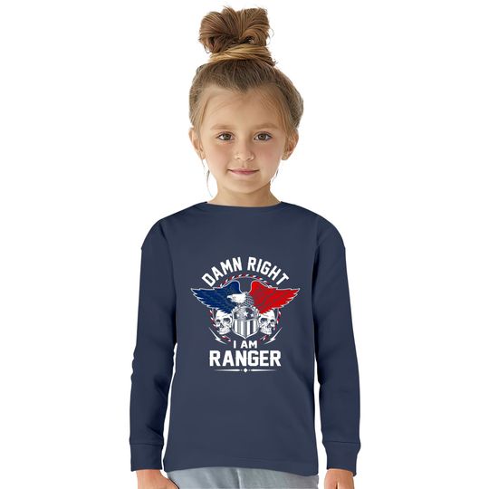 Ranger Name T Shirt - In Case Of Emergency My Blood Type Is Ranger Gift Item - Ranger -  Kids Long Sleeve T-Shirts