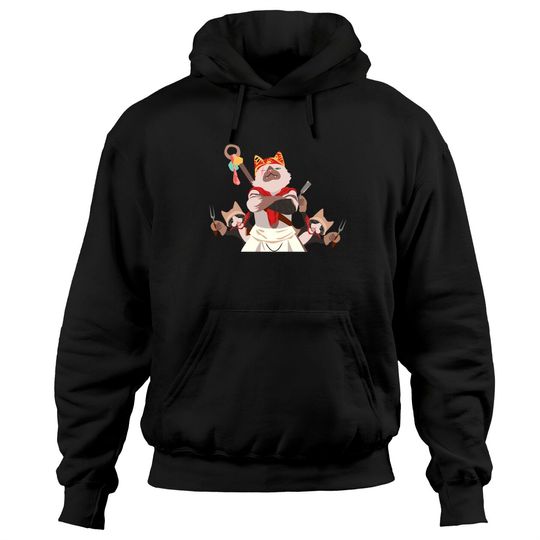 Monster Hunter World: Meowscular Chef - Monster Hunter - Hoodies