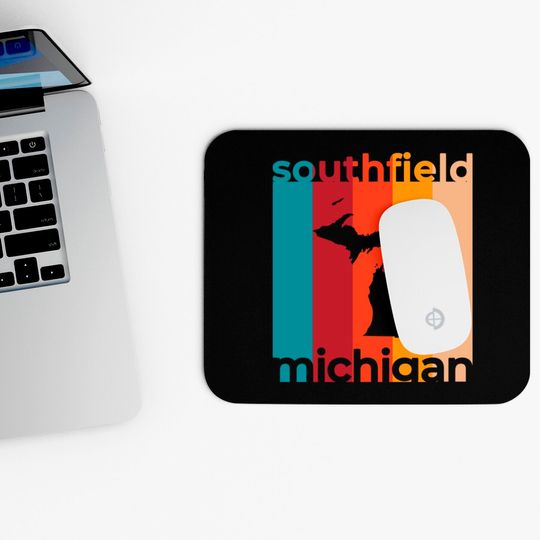 Southfield Michigan Retro - Southfield - Mouse Pads
