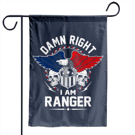Ranger Name Garden Flag - In Case Of Emergency My Blood Type Is Ranger Gift Item - Ranger - Garden Flags