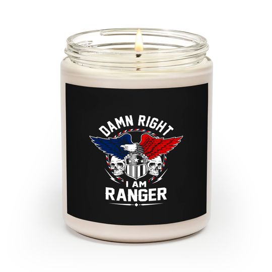 Discover Ranger Name Scented Candle - In Case Of Emergency My Blood Type Is Ranger Gift Item - Ranger - Scented Candles
