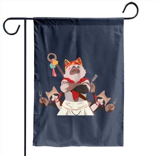 Monster Hunter World: Meowscular Chef - Monster Hunter - Garden Flags