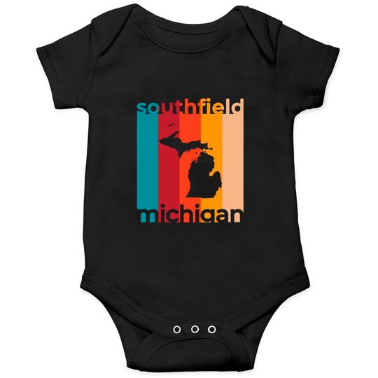 Southfield Michigan Retro - Southfield - Onesies