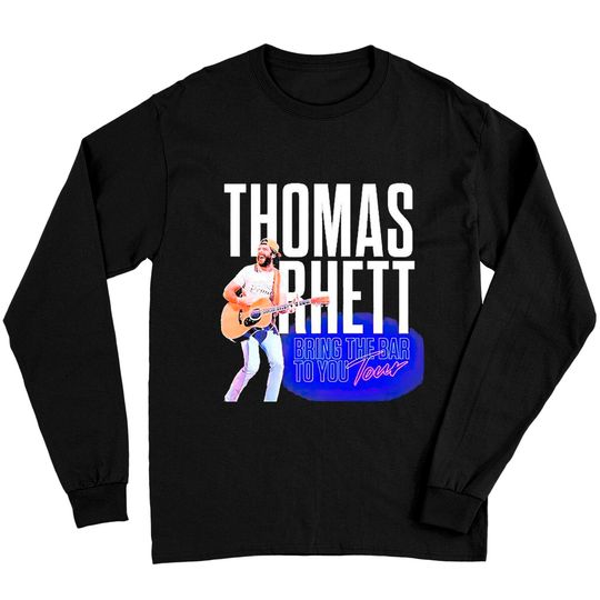 Thomas Rhett Bring The Bar To You Tour Long Sleeves,Thomas Rhett 2022 Tour Tshirt