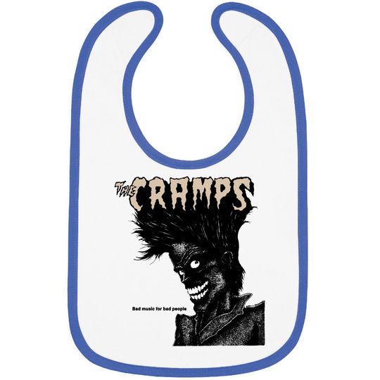 Discover The Cramps Unisex Bibs: Bad Music