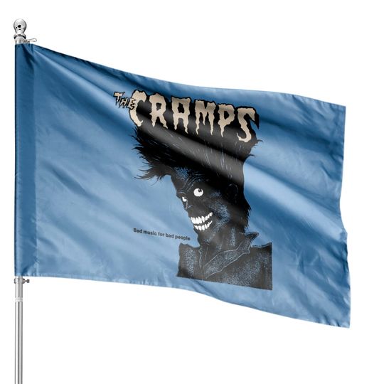 The Cramps Unisex House Flags: Bad Music