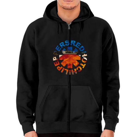 red hot chili peppers merch Zip Hoodies