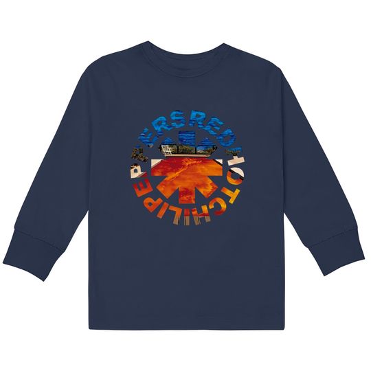 red hot chili peppers merch  Kids Long Sleeve T-Shirts