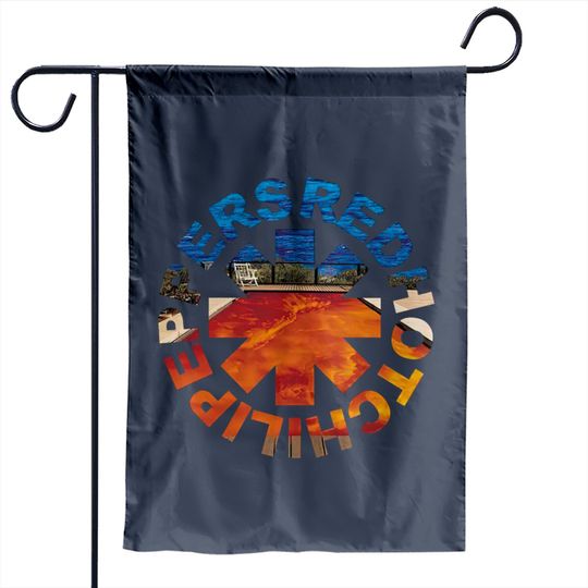 red hot chili peppers merch Garden Flags