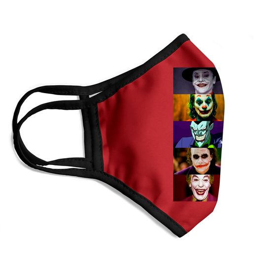 The Joker Face Mask, Joker 2022 Face Mask, Joker Friends Face Masks, Funny Joker Face Mask Fan Gifts