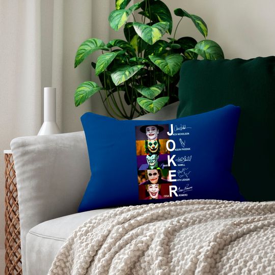 The Joker Lumbar Pillow, Joker 2022 Lumbar Pillow, Joker Friends Lumbar Pillows, Funny Joker Lumbar Pillow Fan Gifts