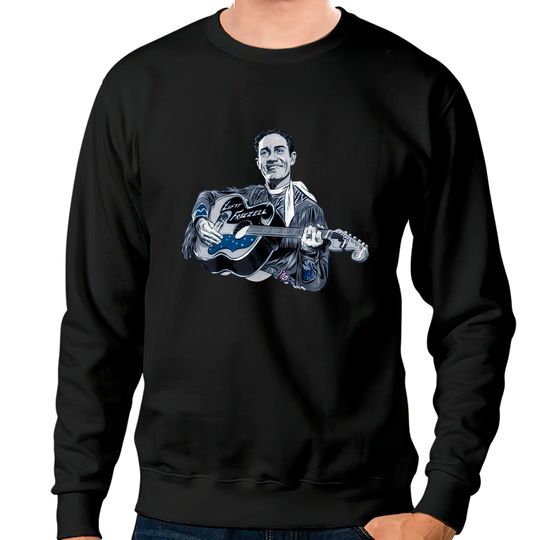 Lefty Frizzell - An illustration by Paul Cemmick - Lefty Frizzell - Sweatshirts