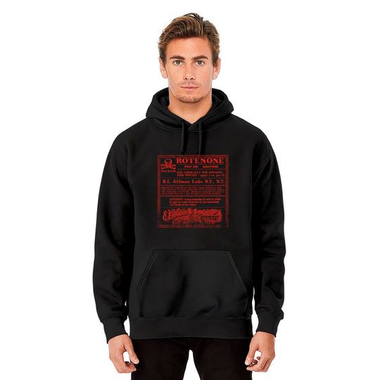 Rotenone Label, distressed - The Creature From The Black Lagoon - Hoodies