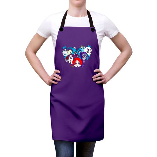 Ruby Gloom heart Aprons