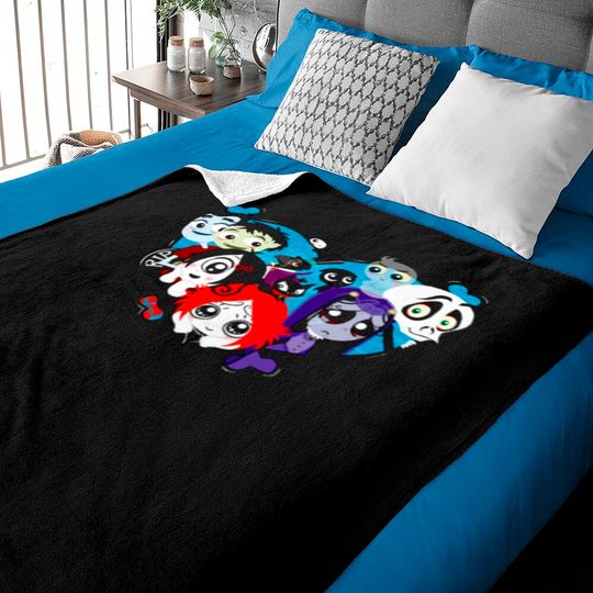 Ruby Gloom heart Baby Blankets