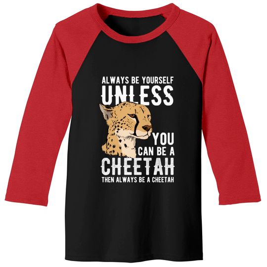 Discover Animal Print Gift Cheetah Baseball Tees