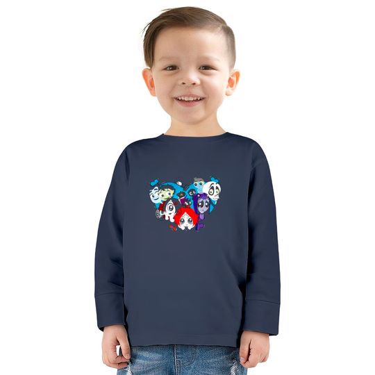 Ruby Gloom heart  Kids Long Sleeve T-Shirts