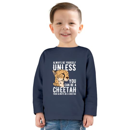 Animal Print Gift Cheetah  Kids Long Sleeve T-Shirts