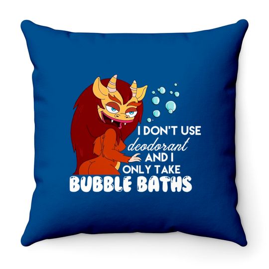 Hormone Monstress - Big Mouth Throw Pillows