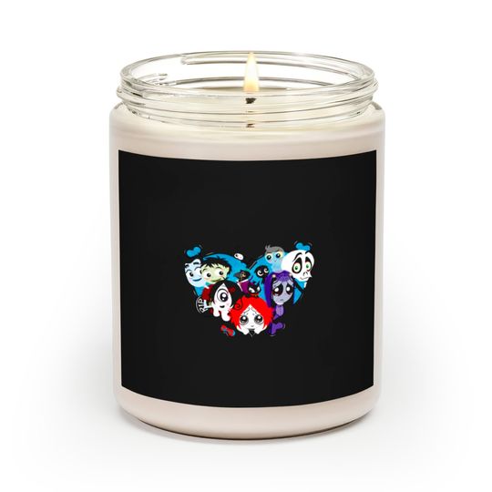 Ruby Gloom heart Scented Candles
