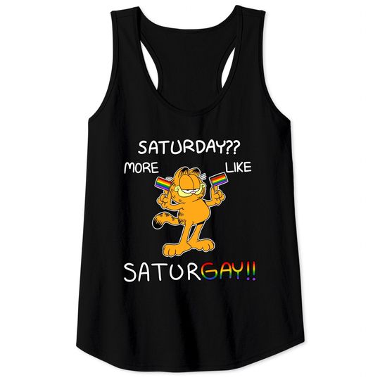 garfield said gay rights Classic Tank Tops
