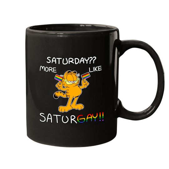 garfield said gay rights Classic Mugs
