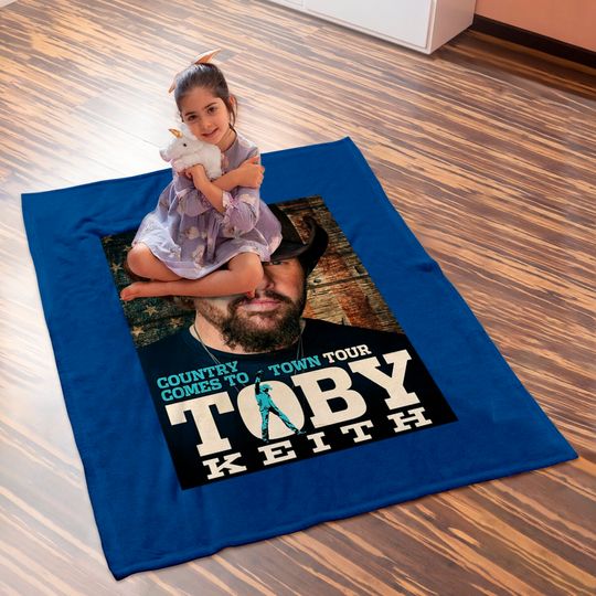 Toby Keith Baby Blankets