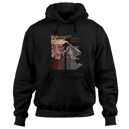 Evanescence Within Temptation Worlds Collide Tour 2022 Hoodies