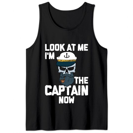 Boat Captain Boating Lover Pontoon Captain Sailor Tank Tops