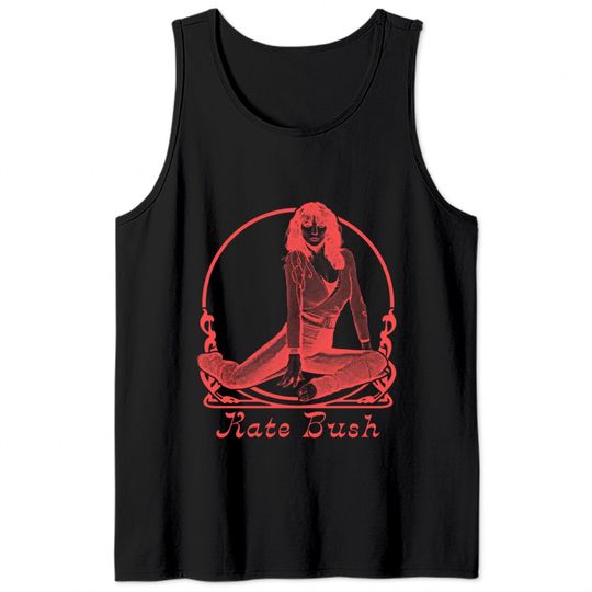 Kate Bush Retro Aesthetic Fan Art Design Tank Tops