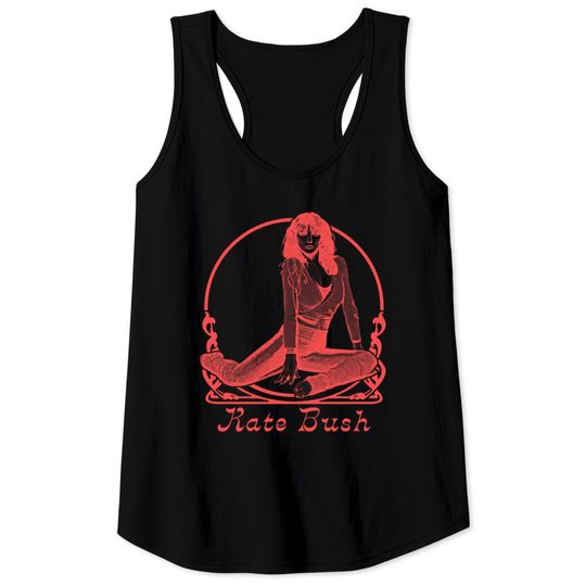 Kate Bush Retro Aesthetic Fan Art Design Tank Tops