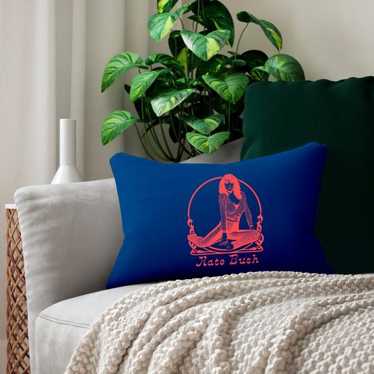 Kate Bush Retro Aesthetic Fan Art Design Lumbar Pillows