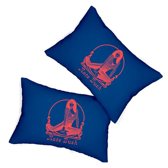 Kate Bush Retro Aesthetic Fan Art Design Lumbar Pillows