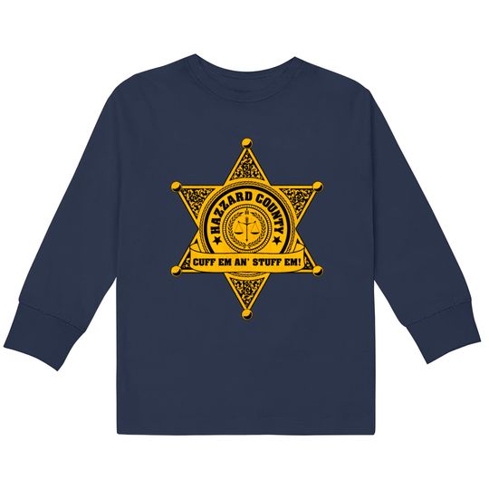 Discover Dukes of Hazzard Police Badge - Dukes Of Hazzard -  Kids Long Sleeve T-Shirts