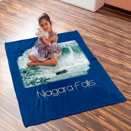 niagara falls F Baby Blankets