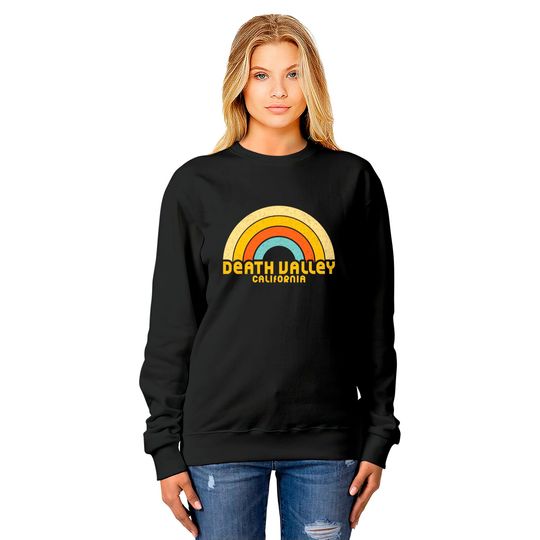 Retro Death Valley California - Death Valley California - Sweatshirts